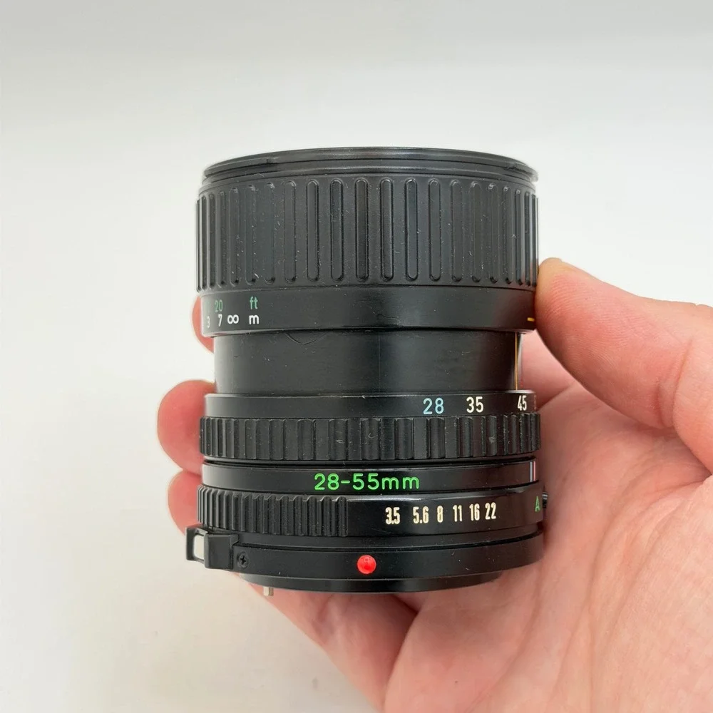 Canon FD 28-55mm f3.5-4.5 Zoom Lens with Macro and Kenko UV Filter Japan Tested